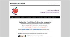 Desktop Screenshot of educatorinservice.com